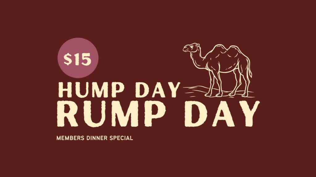 Hump Day $12 Rump