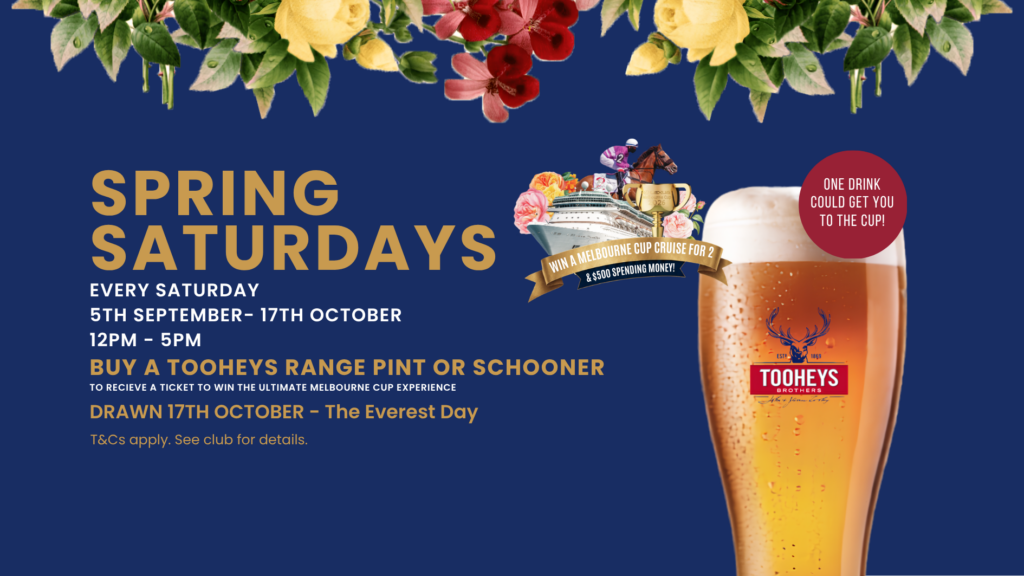 SPRING SATURDAYS – WIN A MELBOURNE CUP CRUISE