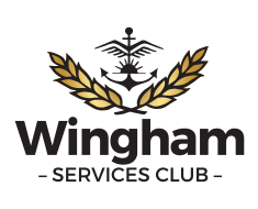 wingham services club logo